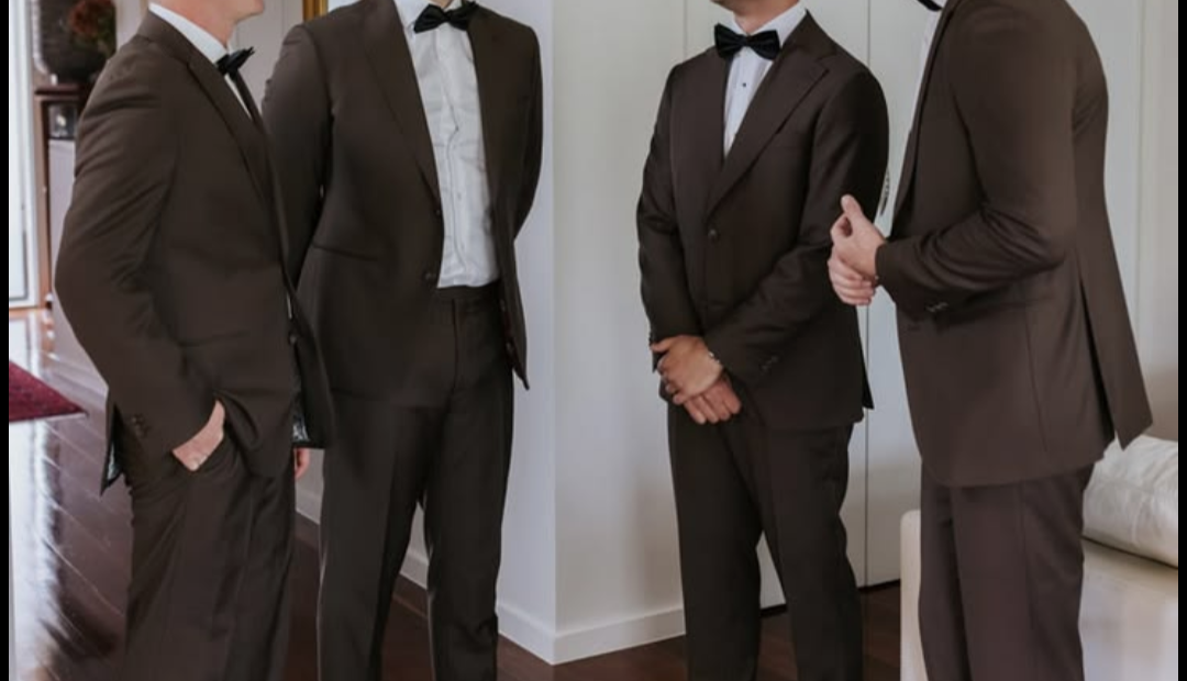 Men in dark suits