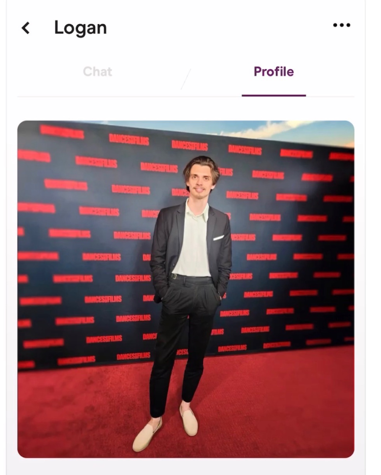 Logan's dating profile